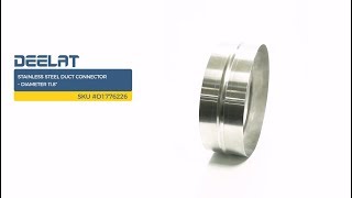 Stainless Steel Duct Connector – Diameter 11.8