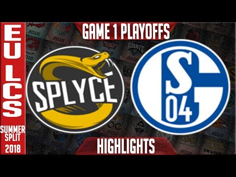 SPY vs S04 Highlights Game 1 | EU LCS Playoffs Quarter-Final Summer 2018 | Splyce vs FC Schalke 04