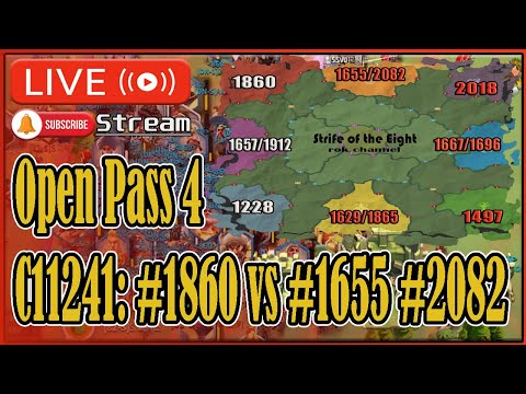 Open Pass 4:C11241: #1860 vs #1655 #2082 #riseofkingdoms