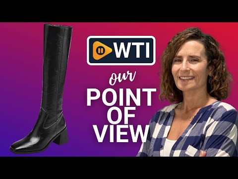 Knee High Boots Women Tall Boots Square Toe Boots for Women Heeled Boots Faux Leather Boots Chunky Calf Boots for Fall 8 Ab811 Black - WTI product video review