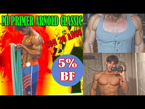 COMPITO con 20 AÑOS POR PRIMERA VEZ en el ARNOLD CLASSIC / 5% bf