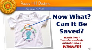 How to Fix a Sublimation Mistake with HTV Glitter Vinyl