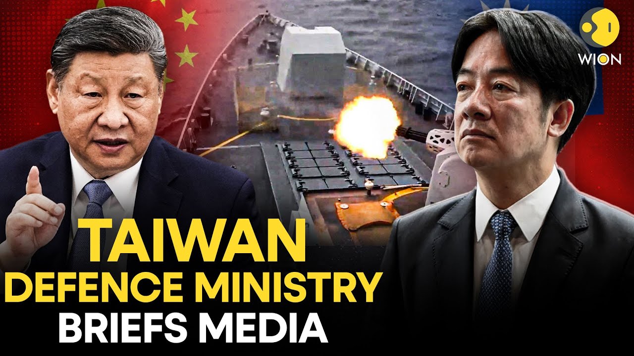 China-Taiwan Tensions LIVE: Taiwan Defence Ministry Briefs Media as China Continues Military Drills