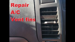 Repair Car Air Conditioning Vents