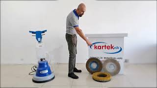 KARTEKNİK - CLEANVAC SC 43 MAKİNE TANITIM VİDEOSU/ CARPET AND FLOOR CLEANİNG MAC
