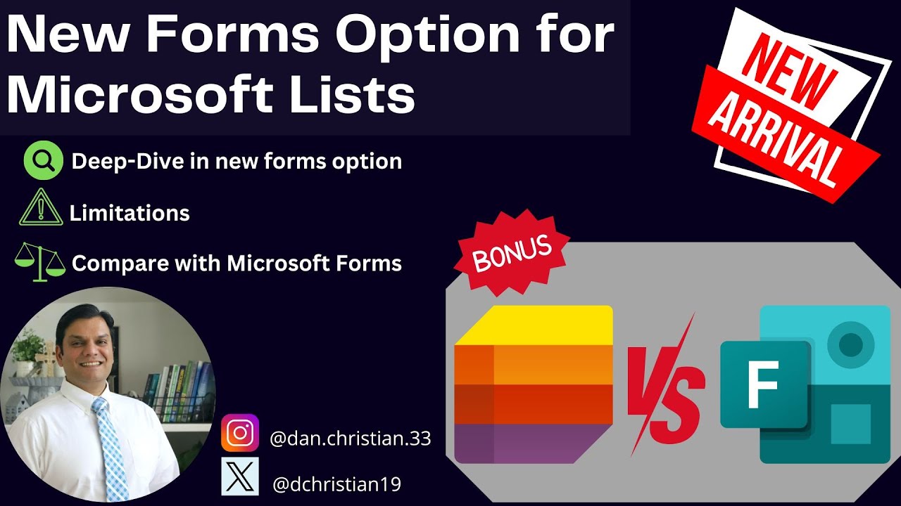 Microsoft Lists Update: Introducing Enhanced Forms Option
