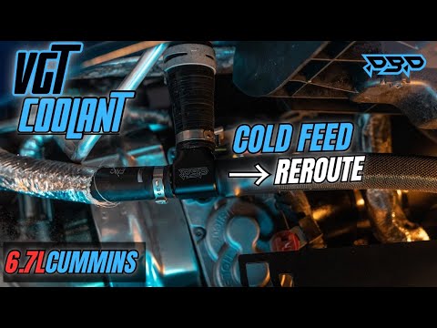 5TH GEN CUMMINS 6.7L TURBOCHARGER COOLANT RISER COLD FEED INSTALL