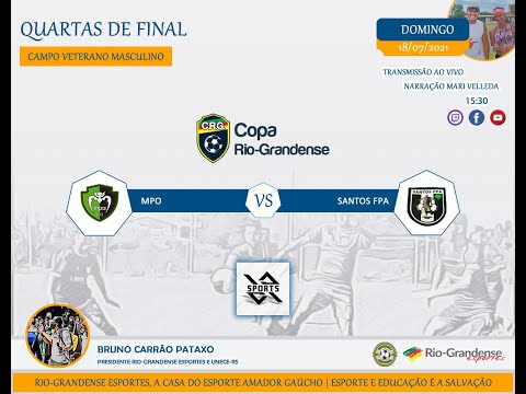 Quartas de final Copa Rio-Grandense veterano 2021 - Mpo x Santos