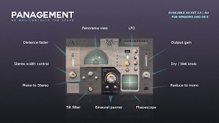 Video thumbnail for Introducing Panagement, advanced binaural panner by Auburn Sounds