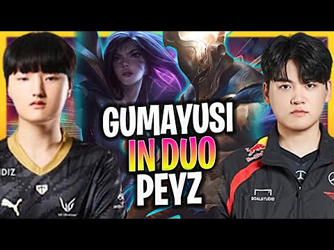 T1 GUMAYUSI duo GEN PEYZ! | T1 Gumayusi Plays Pantheon Support vs Senna!  Season 2024