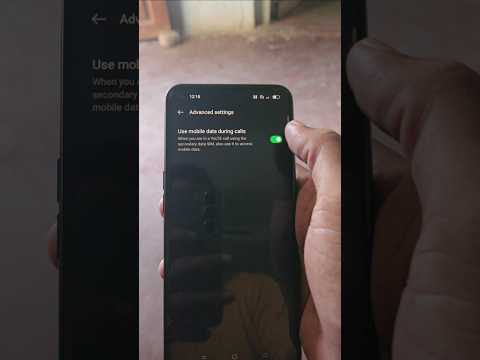How to Use Mobile Data During Calls in Oppo #shorts