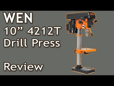 WEN 10" Variable Speed 4212T Drill Press REVIEW (and unboxing and assembly)