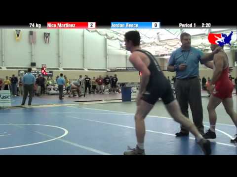 Nico Martinez vs. Jordan Reece at 2013 ASICS University Nationals - FS
