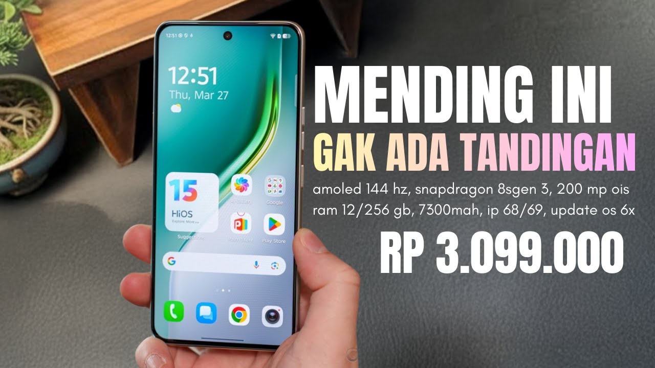WORTH IT BUAT AWAL 2026‼️7300MAH, RAM 12/256 GB, 200 MP OIS - HP 3 JUTAAN TERBAIK JANGKA PANJANG