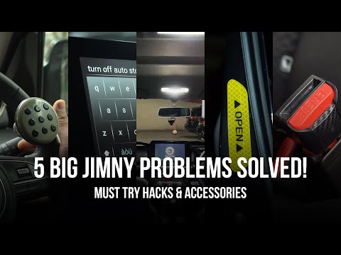 5 BIG PROBLEMS SOLVED FOR JIMNY OWNERS : 5 MUST TRY EFFICIENCY HACKS | TIPS, TRICKS & ACCESSORIES