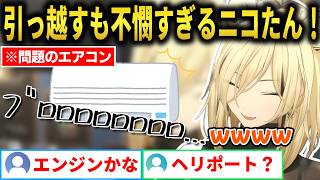 新居に引っ越したニコたん！近況報告をするがとんでもない状況に...！【虎金妃笑虎】 #ホロライブ切り抜き #FLOWGLOW