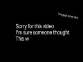 Confession Disclaimer