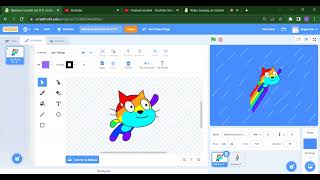 Cat Rainbow project in scratch || Scratch game development tutorial || Scratch for beginner