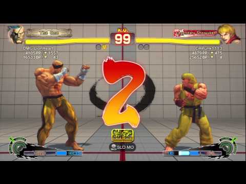 SSF4 AE 2012 Ranked DMG LionHeart (Sagat) vs CmPunk1113 (Ken)