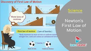 Force and Laws of Motion Class 9 Science - Newton's First Law of Motion