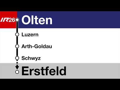 SOB Begrüssung • IR26 Treno Gottardo • Olten – Erstfeld