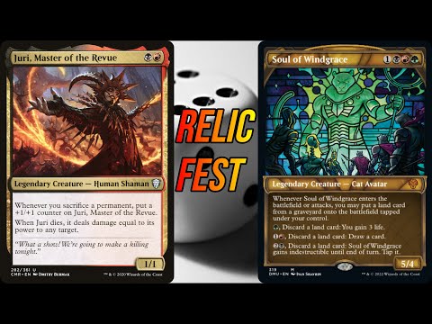 Relic Fest Round 2, Table 1 - Juri VS Soul of windgrace - MTG EDH Duel Commander Cartes Magic