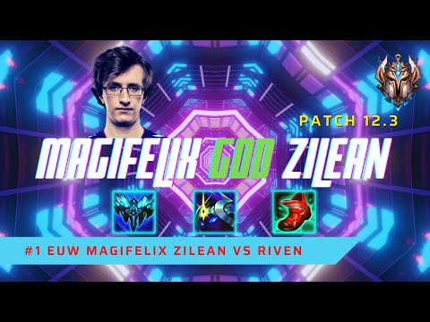 #1 CHALLENGER MAGIFELIX GOD ZILEAN! - MagiFelix Plays Zilean Mid Lane vs Riven! | LoL Patch 12.3