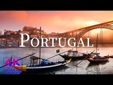 FLYING OVER PORTUGAL ( 4K UHD ) • Stunning Footage, Scenic Relaxation Film with Calming Music