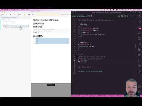 Select DOM Elements With An Attribute Present Or Absent