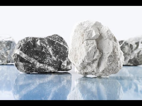 Vom Kalkstein zum Kalk: Durch Veredelung/Brennen wird Kalkstein zu Kalk