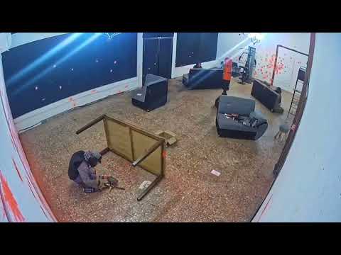 BONUS PAINTBALL 1V1V1 PAINTBALL ROUND WITH FENIX, DUENDE AND SARA | El Estanque.LIVE | Day 24