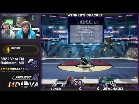 Project M @ Xanadu 11/28/16 Winners Bracket - SonED (Ganondorf) vs Jewchainz (Squirtle)