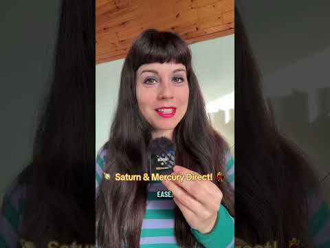SATURN & MERCURY DIRECT! 🪐 💃