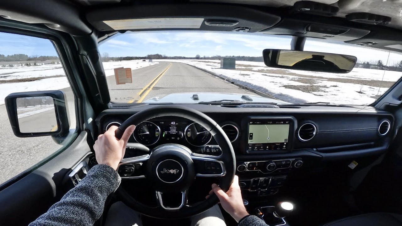 2023 Jeep Wrangler Sahara 4Xe | POV Walkaround and Test ...