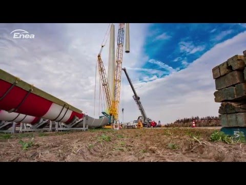 Jak budowano farmę wiatrową Baczyna?