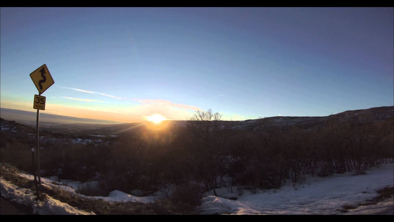 Video: Grand Mesa National Forest - Sunset 01-21-14 5:11pm