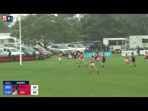 Rd 16 Hostplus SANFL Snapshot - West's Nick Steele snaps on left