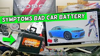 What Are the Symptoms Of Bad Car Battery Dodge Charger Dodge Challenger