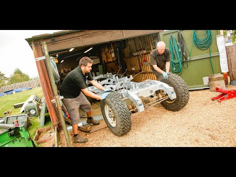 ROLLING CHASSIS BUILD – DAY 2 – LAND ROVER SERIES III GALVANISED CHASSIS SWAP AND UPGRADES – LRM