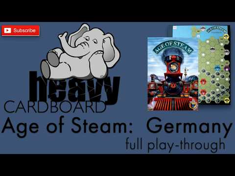 Age of Steam: Germany 4p Play-through, Teaching, & Roundtable discussion by Heavy Cardboard