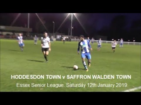 Hoddesdon Town v Saffron Walden Town. Season 2018-19