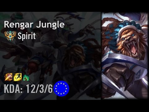 Rengar Jungle vs Gragas - Spirit - EUW Challenger Patch 6.14
