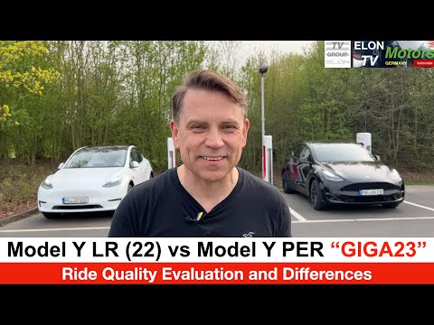 Model Y Performance GIGA23 & Model Y LR (2022) - Comparing Ride Quality and showing the differences