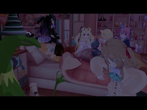 Vedal Slaying At The Girl's Slumber Party In VR