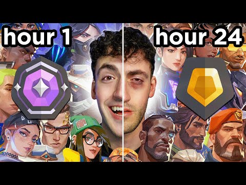 I Filled in Valorant Ranked for 24 Hours Straight