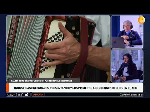 Puerto Tirol hará historia con la presentación del primer acordeón fabricado en Chaco