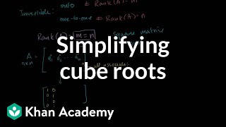 Linear Algebra: Simplifying conditions for invertibility