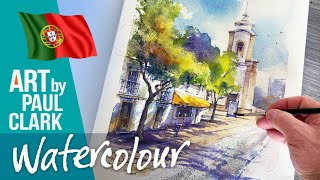 How to Paint a Watercolour Scene in Portugal