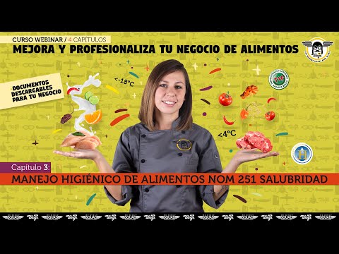 Capítulo 3: Manejo higiénico de alimentos. NOM 251 salubridad.