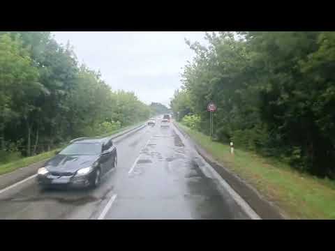 Driving in Slovakia, route 61, Bernolakovo - Bratislava D4